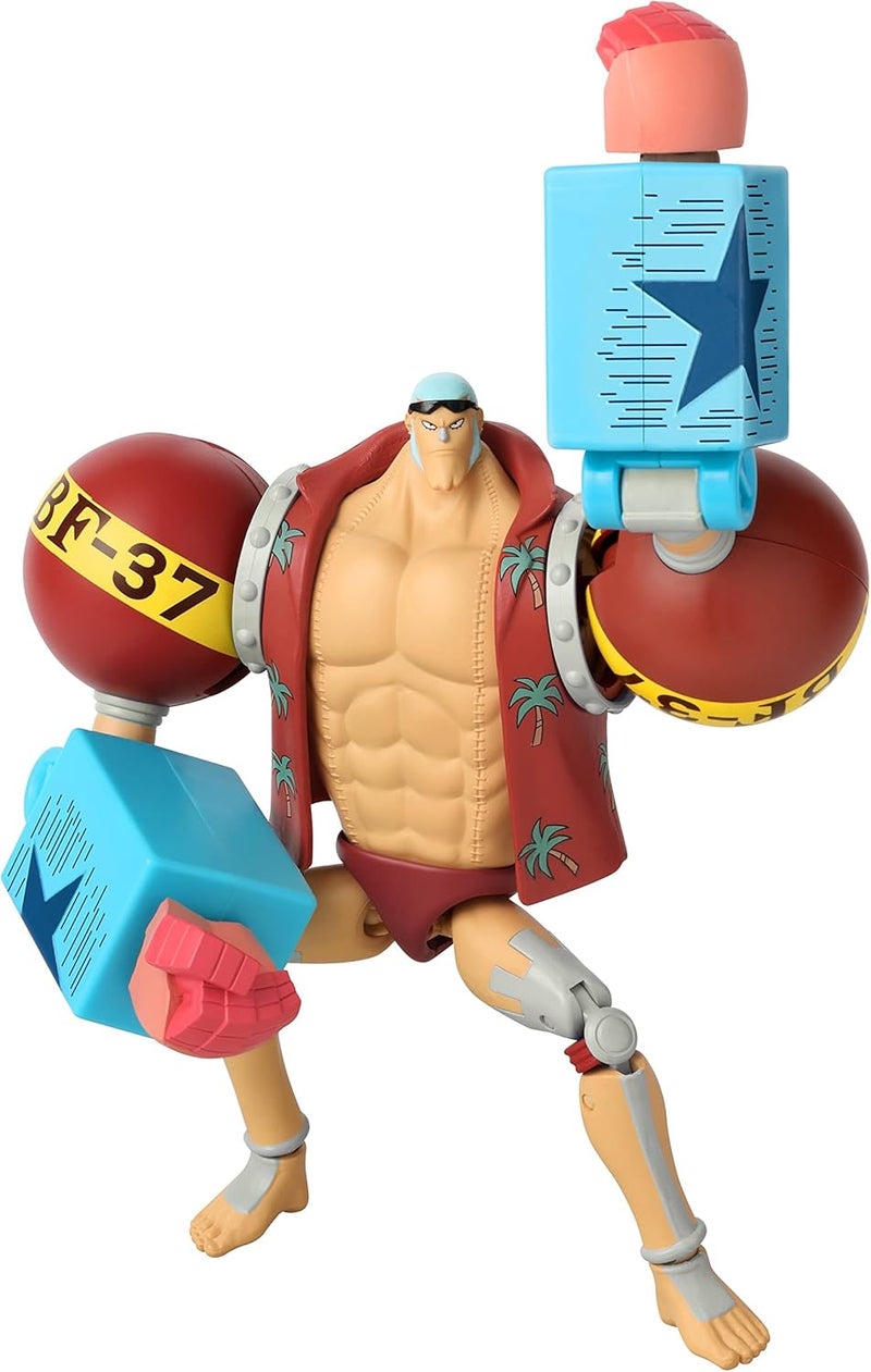Ban Dai BANDAI Anime Heroes One Piece Franky 6.5-Inch - Image 1